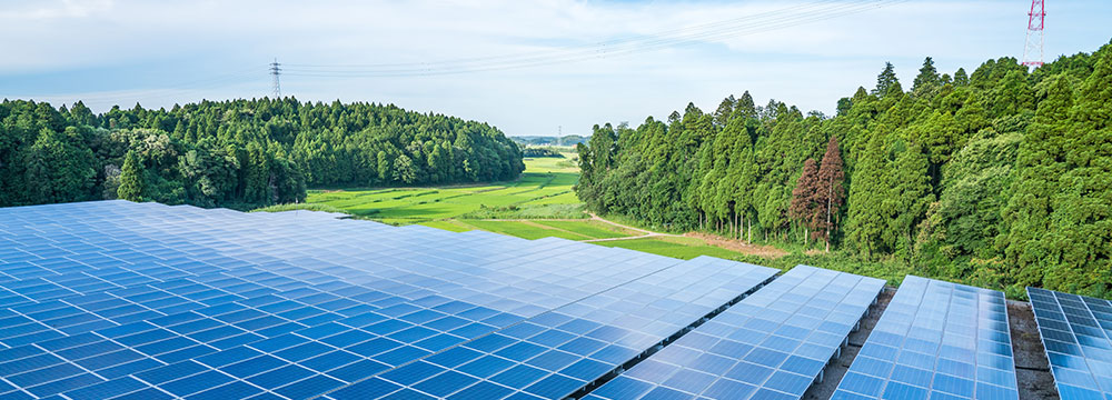 太陽光発電所のイメージ画像